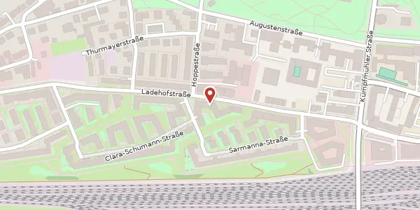 Karte der Umgebung von Friedrich-Niedermayer-Str. 21, 93049 Regensburg