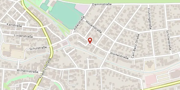 Karte der Umgebung von Wörtelstraße 2/3, 76456 Kuppenheim