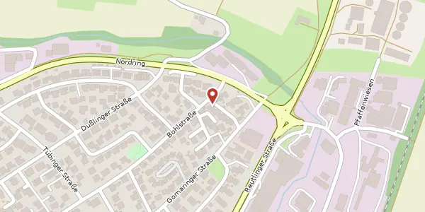 Karte der Umgebung von Dahlienweg 2, 72147 Nehren