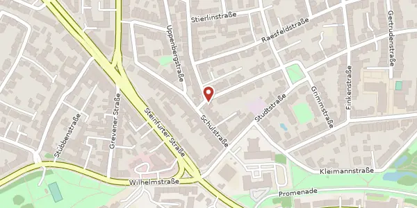 Karte der Umgebung von Hedwigstr. 2, 48149 Münster