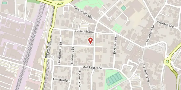 Karte der Umgebung von Sophienstraße 2, 69469 Weinheim