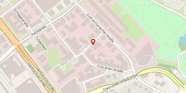 Karte der Umgebung von Heinrich-Brüning-Str. 16, 53113 Bonn