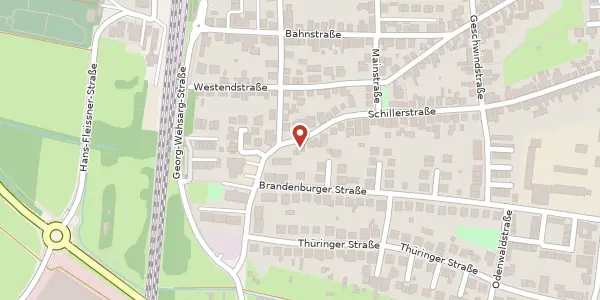 Karte der Umgebung von Schillerstr. 76, 63329 Egelsbach