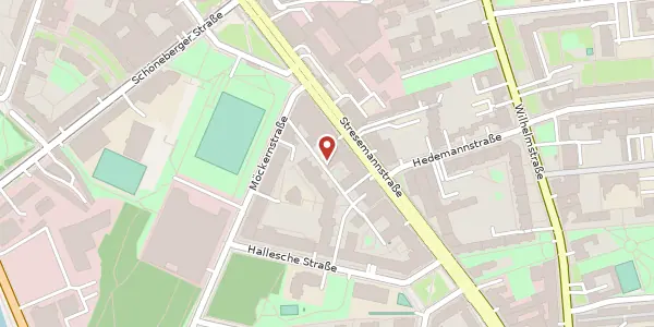 Karte der Umgebung von Stresemannstraße 61, 10963 Berlin