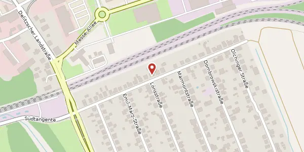 Karte der Umgebung von Dachauer Straße 27, 04158 Leipzig