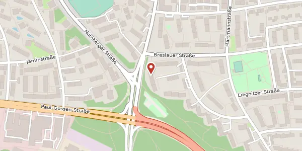 Karte der Umgebung von Gebbertstr. 129, 91058 Erlangen