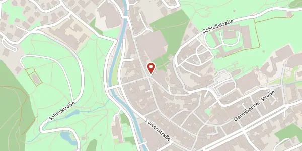 Karte der Umgebung von Lange Straße 34, 76530 Baden-Baden
