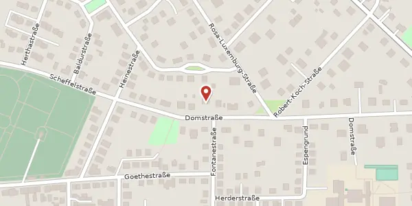 Karte der Umgebung von Domstraße 27, 14482 Potsdam
