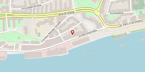 Karte der Umgebung von Große Elbstraße 36, 22767 Hamburg
