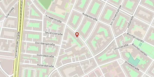 Karte der Umgebung von Kriegerstraße 37, 30161 Hannover