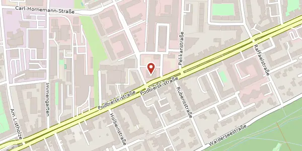 Karte der Umgebung von Podbielskistraße 139, 30177 Hannover
