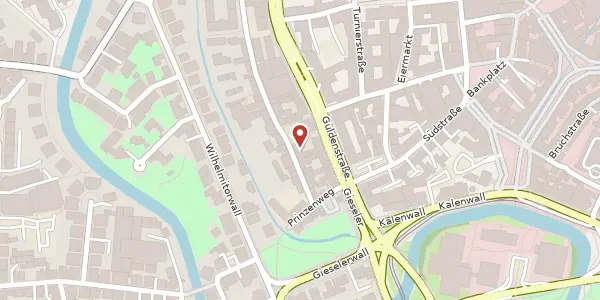Karte der Umgebung von Echternstraße 68, 38100 Braunschweig