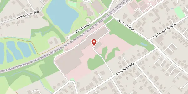 Karte der Umgebung von Schillerstraße 22, 23858 Reinfeld