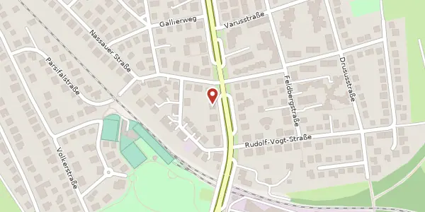 Karte der Umgebung von Biebricher Allee 135, 65187 Wiesbaden