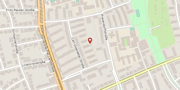 Karte der Umgebung von Carl-Goerdeler-Str. 74, 60320 Frankfurt