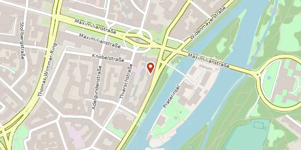 Karte der Umgebung von Steinsdorfstr. 2, 80538 München