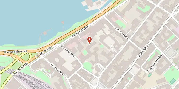 Karte der Umgebung von An der Alster 60, 20099 Hamburg