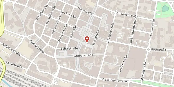 Karte der Umgebung von Lange Straße 7, 73033 Göppingen