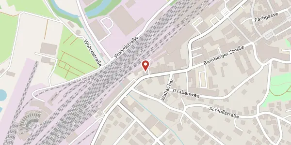 Karte der Umgebung von Bamberger Str. 40, 96215 Lichtenfels