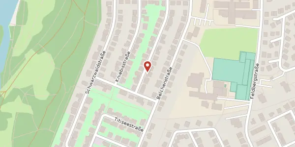 Karte der Umgebung von Schliffkopfstraße 27, 68163 Mannheim