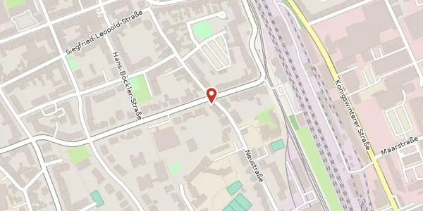 Karte der Umgebung von Goetheallee 17, 53225 Bonn