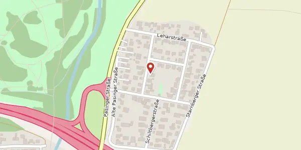 Karte der Umgebung von Arnpeckstr. 6, 82166 Gräfelfing