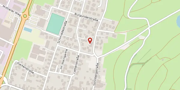 Karte der Umgebung von Sonnenbergstraße 11, 79424 Auggen