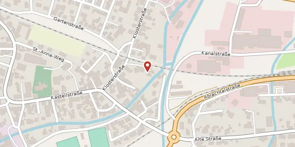 Karte der Umgebung von Klosterstraße 10/1, 88512 Mengen