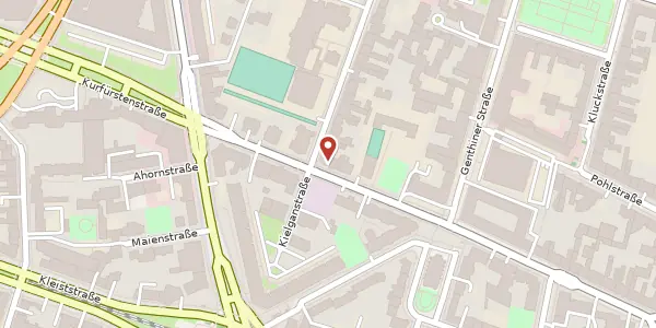 Karte der Umgebung von Kurfürstenstraße 56, 10785 Berlin