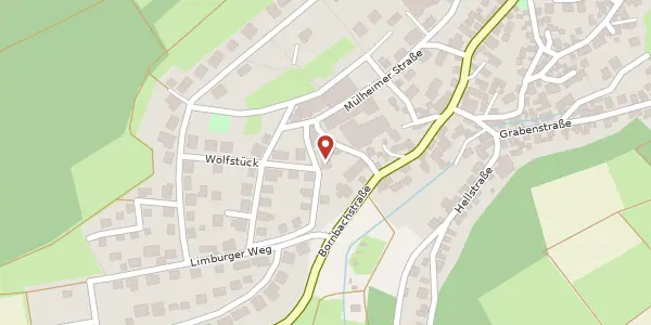 Karte der Umgebung von Am Kreuzring 21, 35789 Weilmünster