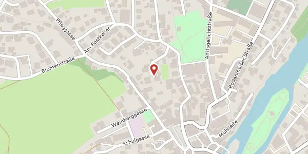 Karte der Umgebung von Untere Bachgasse 11, 94209 Regen