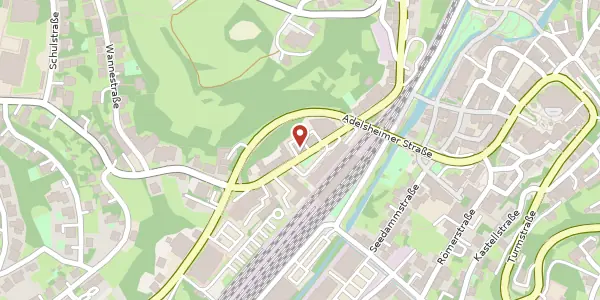 Karte der Umgebung von Bahnhofstraße 22, 74706 Osterburken