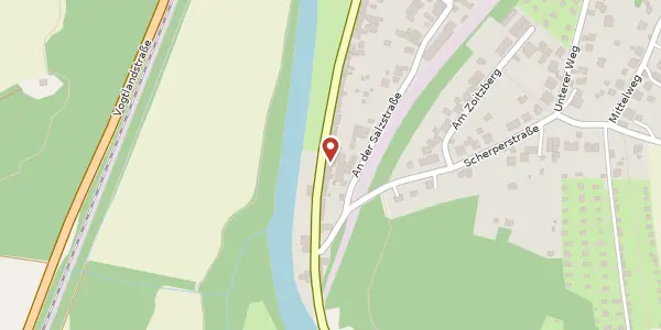 Karte der Umgebung von Salzstraße 75, 07551 Gera
