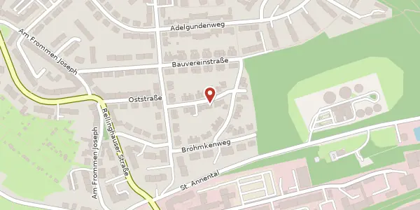 Karte der Umgebung von Oststr. 40, 45136 Essen