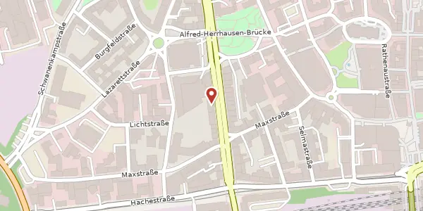 Karte der Umgebung von Hindenburgstr. 23, 45127 Essen