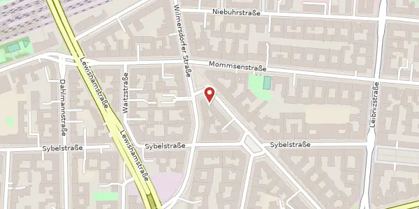 Karte der Umgebung von Giesebrechtstraße 1, 10629 Berlin