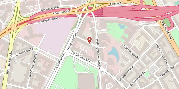 Karte der Umgebung von Juliusstr. 9, 45128 Essen