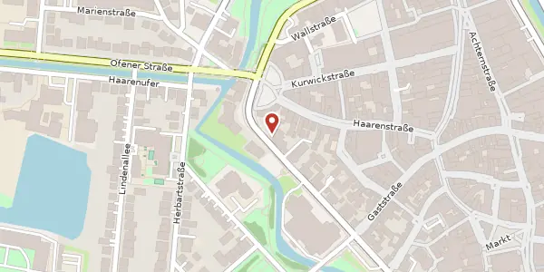 Karte der Umgebung von Theaterwall 36, 26122 Oldenburg