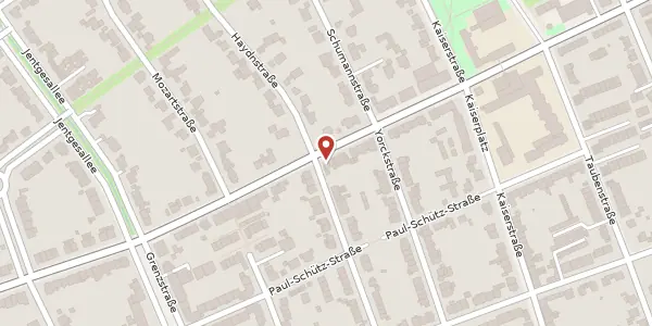 Karte der Umgebung von Friedrich-Ebert-Str. 119, 47800 Krefeld