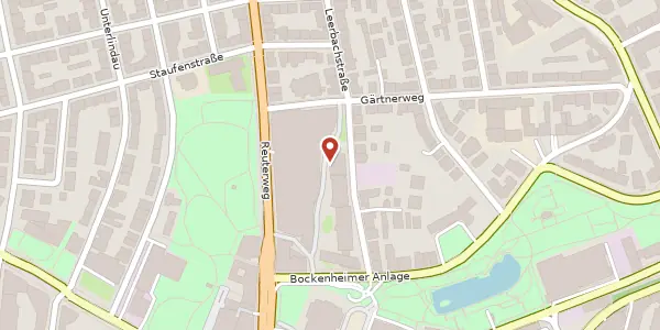 Karte der Umgebung von An der Welle 10, 60322 Frankfurt