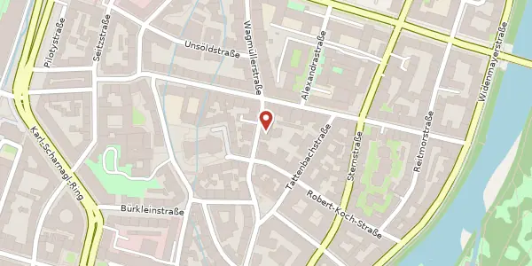 Karte der Umgebung von Triftstr. 6, 80538 München