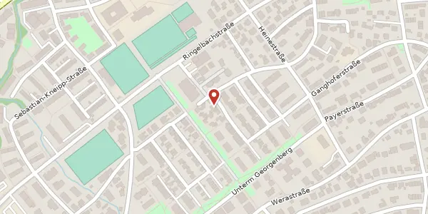 Karte der Umgebung von Dietrich-Bonhoeffer-Straße 20/4, 72762 Reutlingen