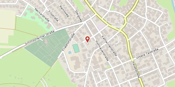 Karte der Umgebung von Luisenstraße 9, 71263 Weil der Stadt