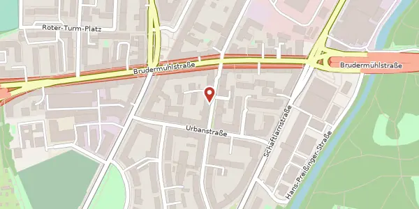 Karte der Umgebung von Bruderhofstr. 20, 81371 München