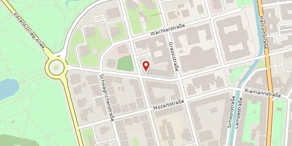 Karte der Umgebung von Beethovenstraße 14, 04107 Leipzig