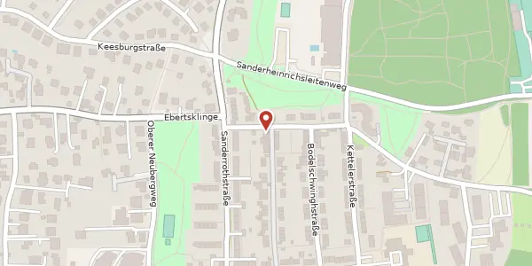 Karte der Umgebung von Schanzstr. 2, 97074 Würzburg