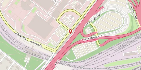 Karte der Umgebung von Messedamm 23, 14055 Berlin