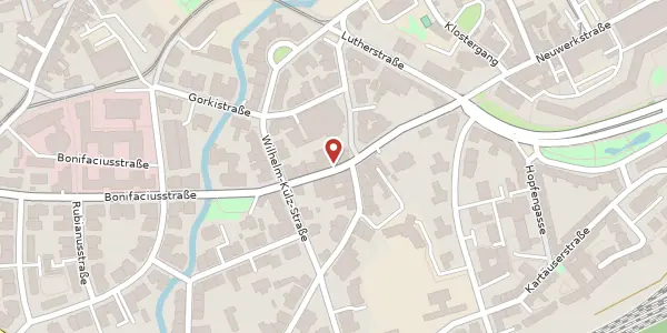 Karte der Umgebung von Walkmühlstraße 12, 99084 Erfurt