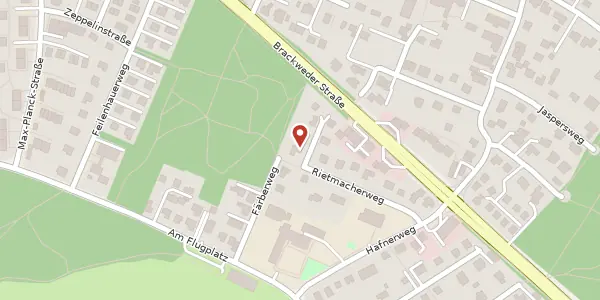Karte der Umgebung von Rietmacherweg 17, 33659 Bielefeld