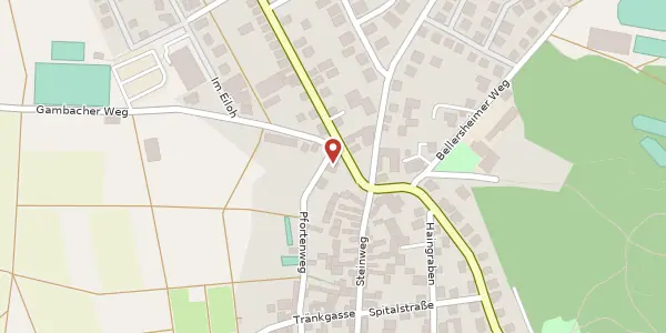 Karte der Umgebung von Falkensteiner Str. 2, 35516 Münzenberg